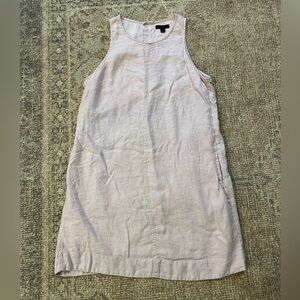 J Crew linen shift dress